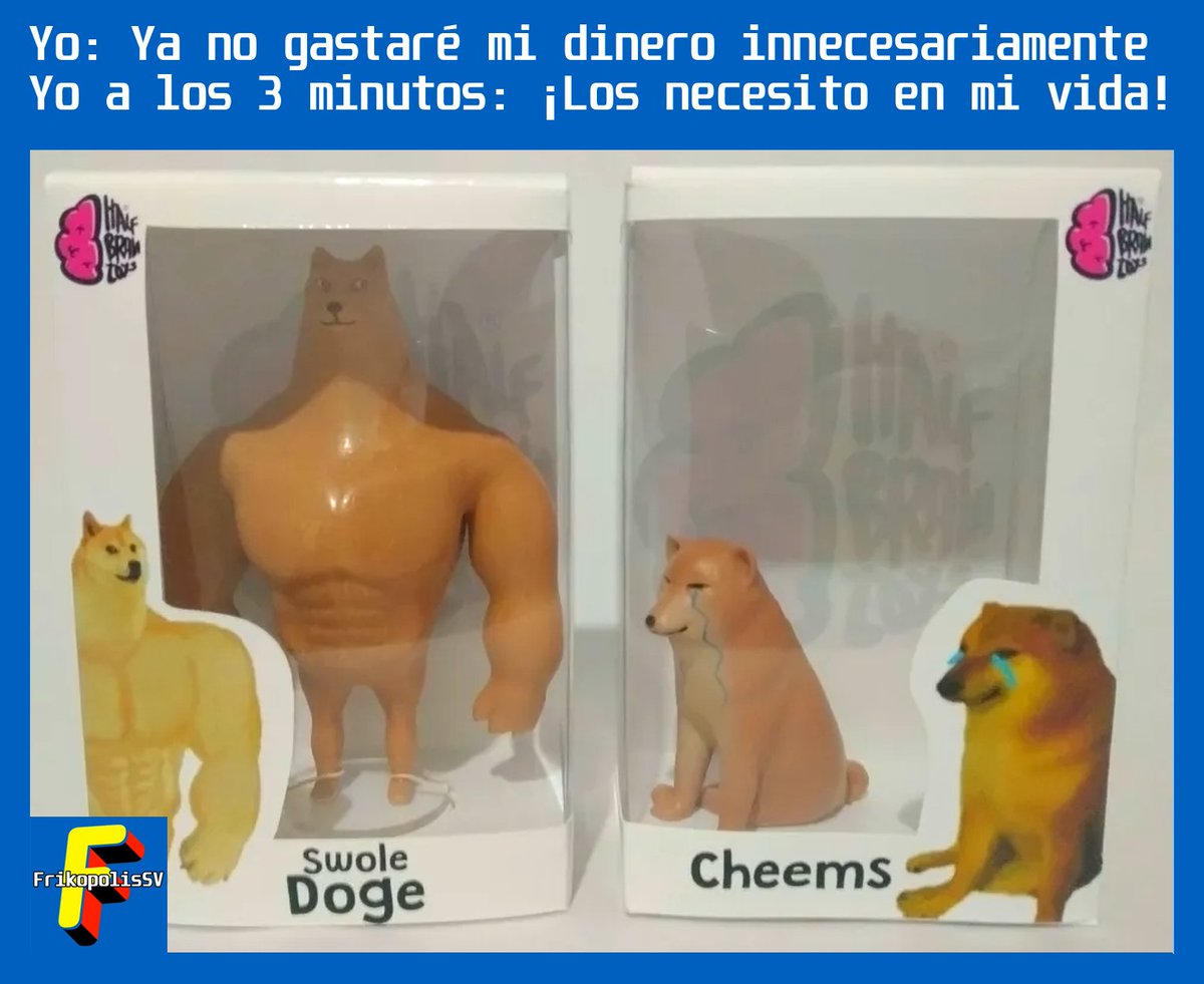 FrikopolisSV's tweet photo. #ShutUpAndTakeMyMoney
Síguenos: https://t.co/aQi5I4vr6k
#FrikopolisSV #meme #cheems #doge #swoledoge #memes #FigurasColeccion #CollectibleFigures #CollectionFigures #FigurasAccion #ActionFigures #JuguetesColeccion #CollectibleToys #CollectibleActionFigures #FigurasAccion https://t.co/2hgQimlWyp