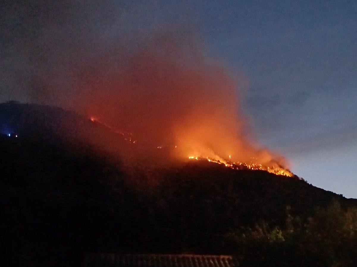 Incendie Bairols Alpes-Maritimes