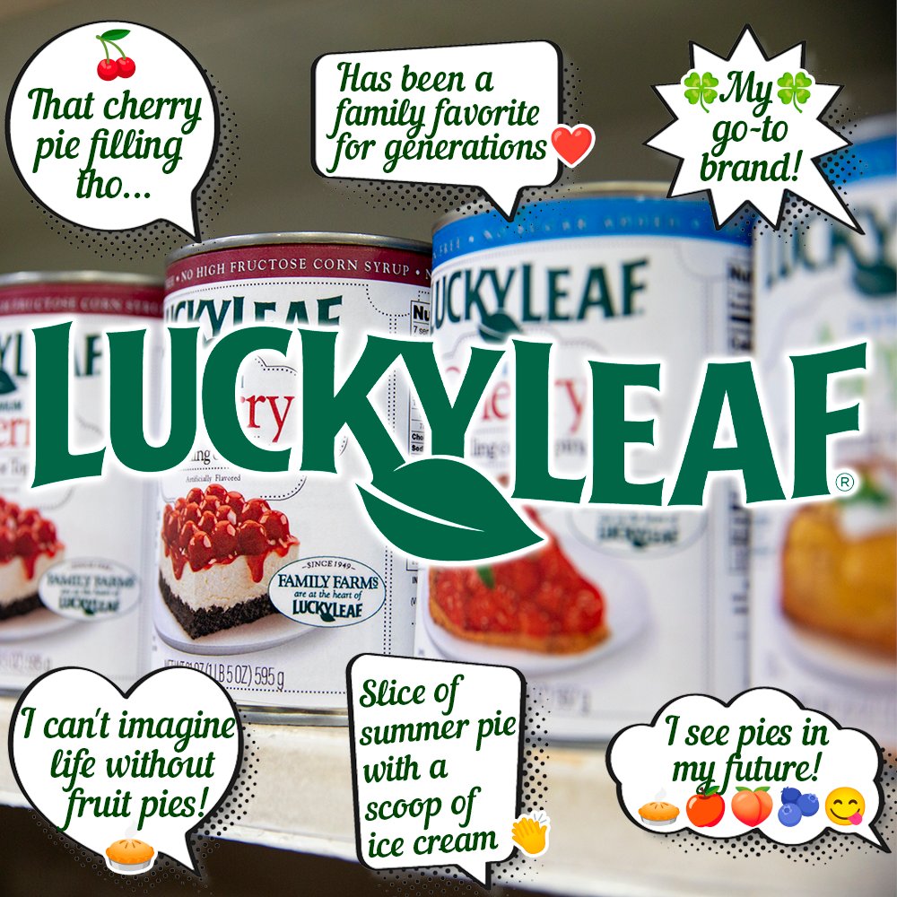 luckyleaf's tweet image. 🍀A BIG thank you to our incredible Lucky Leaf fans for the heartwarming comments and love you've shared on our social media! 🍀 Your kind words inspire us to keep creating delicious fruit fillings that sweeten moments all year round.