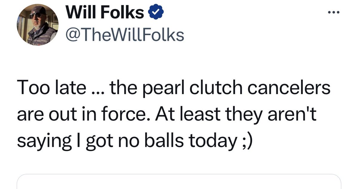 When a poor attempt at comedy crosses the line and makes the victim the center of the joke, the disgust isn't 'pearl clutching'. It's disgust at the lack of compassion. Victims are not for your fodder or enjoyment. #VictimsMatter @TheWillFolks @fitsnews