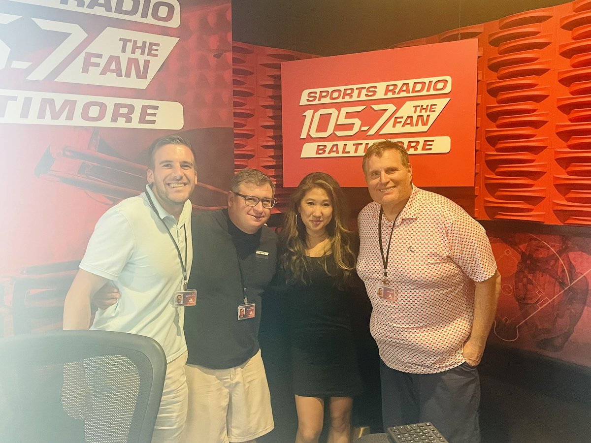 melissaykim's tweet photo. I’m so thrilled to be joining @1057TheFan as a Ravens contributor &amp; host of my own show! 

I’ve loved telling stories about this team for the last two seasons and can’t wait to continue in the city where I was raised. 

Can’t wait to see you tomorrow, #RavensFlock!  💜 https://t.co/q30fiXNbuL