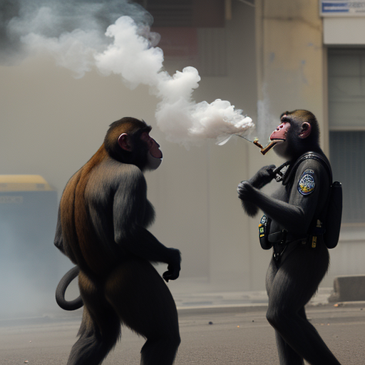 NFTPRODUCTION33's tweet photo. cool police monkey https://t.co/JepCnISy4G