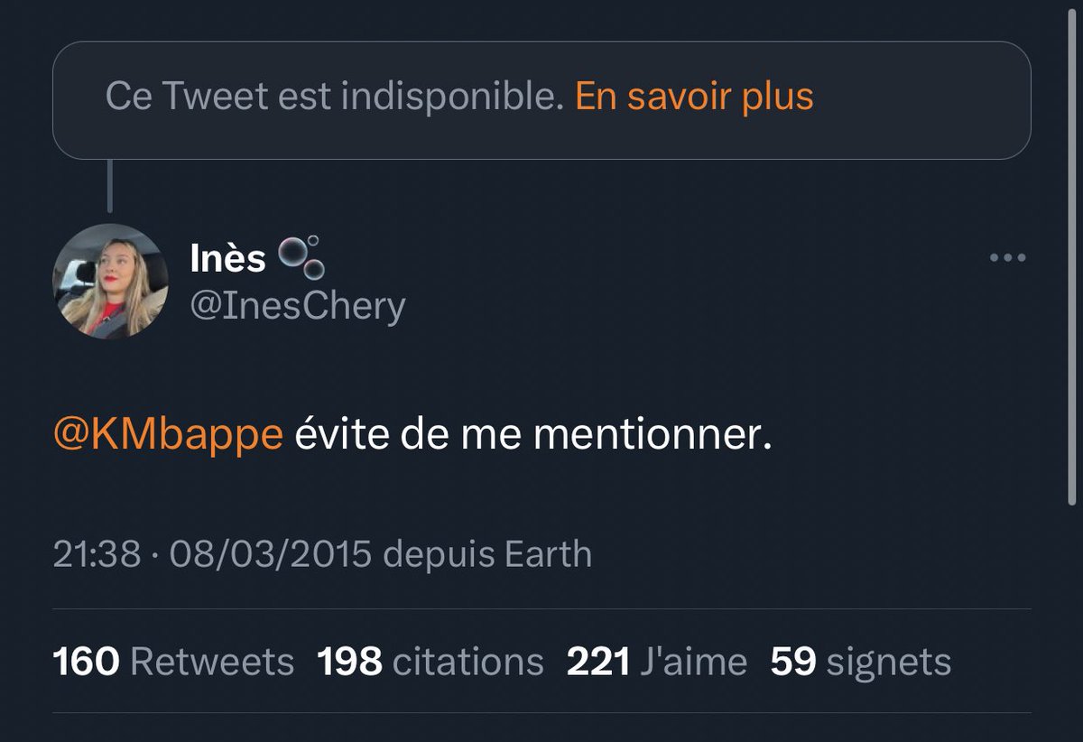 Elies13700's tweet photo. Si seulement elle savait ce que Mbappé allait devenir https://t.co/BOVTgrurgX