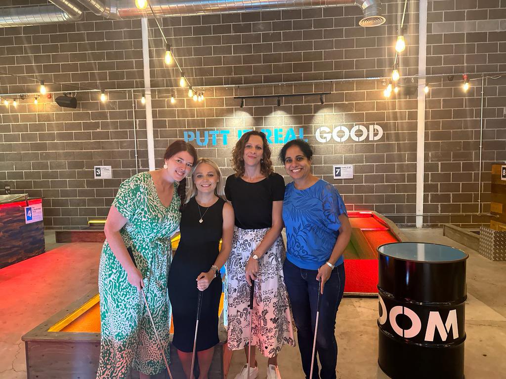 SCH Transition Team outing last night ⛳️🍽️  #teamtransition