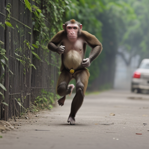 NFTPRODUCTION33's tweet photo. the monkey runs away https://t.co/Pl6IflvgFh