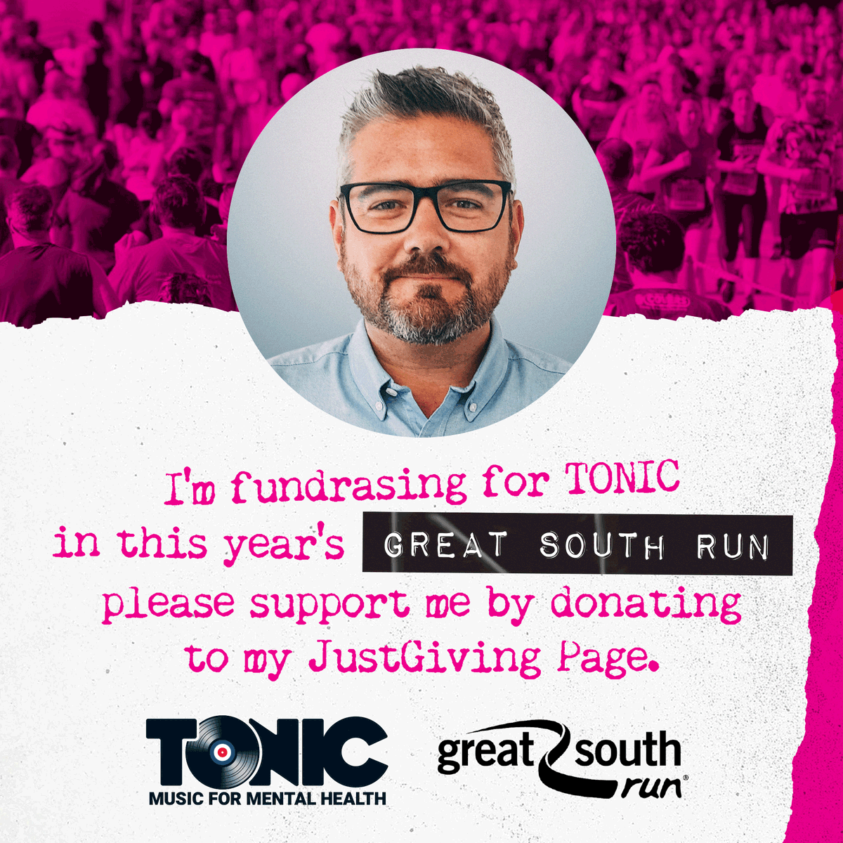 Popping this here as I’m doing the Great South Run to raise funds for Tonic Music For Mental Health.

If anyone even fancied chipping in £1 I’d be over the moon! 

justgiving.com/fundraising/ru…