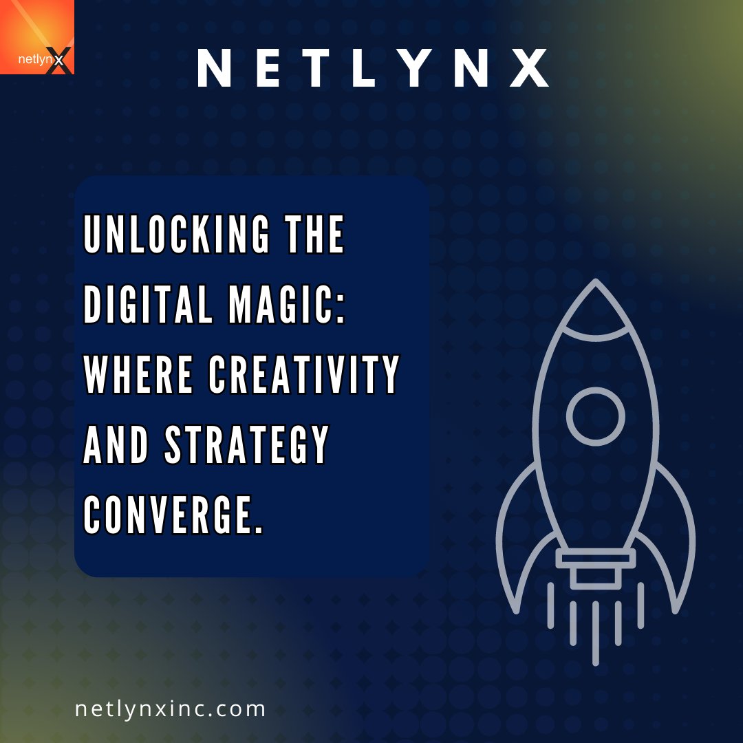 Ignite Your Brand's Online Presence. Embrace the Digital Marketing Frontier with Creativity and Strategy.

#digitalmarketing #strategy #creativity #digitalmarketingusa #brand #onlinepresence #webdesign #netlynx