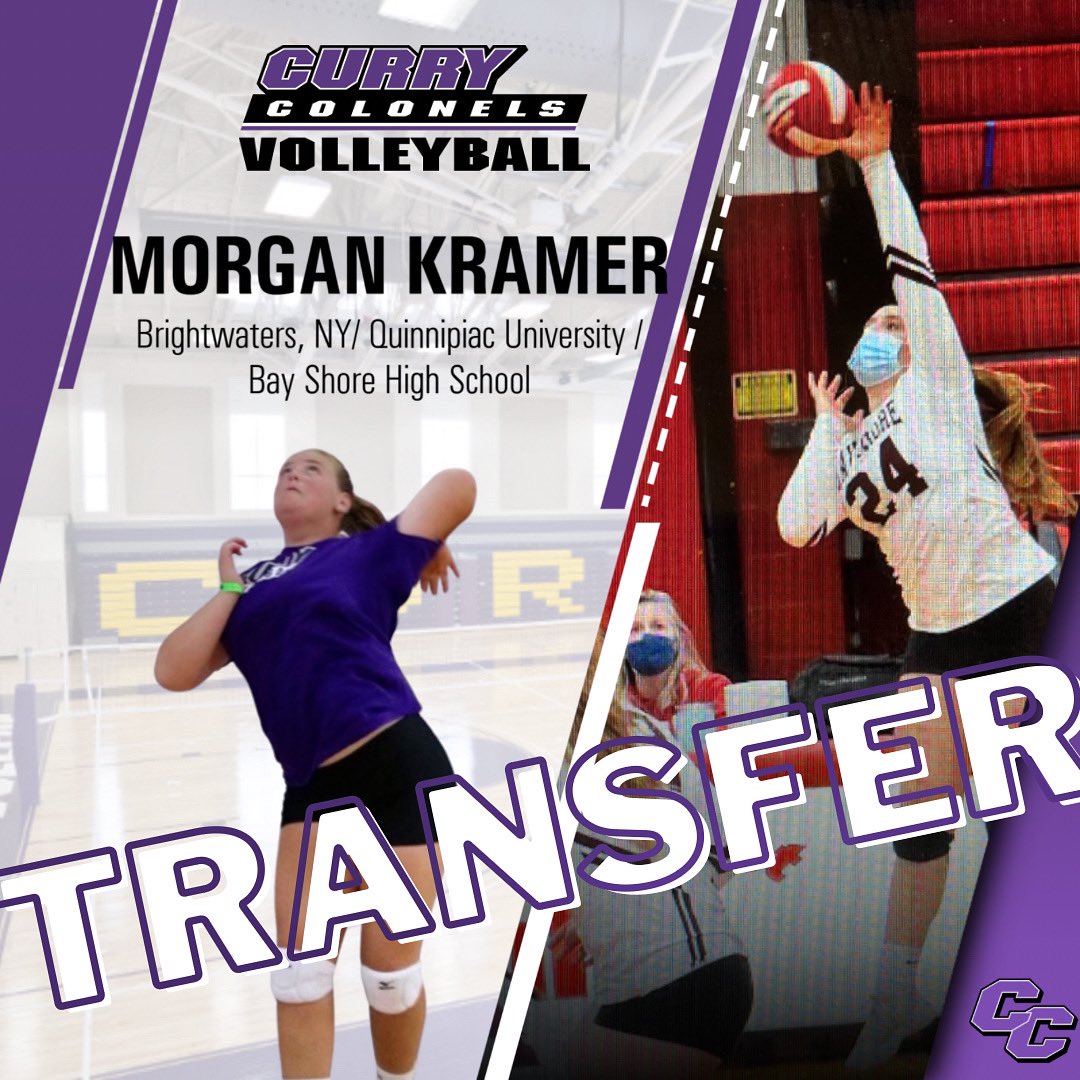 🚨TRANSFER ALERT!🚨

We are SO excited to welcome transfer, Morgan Kramer to our team!!!💪🏼🏐 Welcome to Curry!

#committedtocurry #curry2027 #futurecolonels #ccvb #curryvolleyball #bleedpurple #d3vb #cccvb