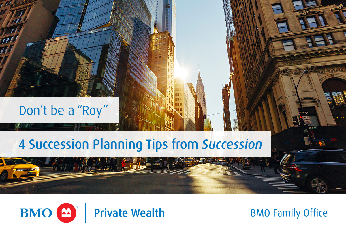 Shelley Forsythe, Director, Family Enterprise Planning for BMO Family Office, shares real-life succession and estate planning lessons ultra high-net-worth families can learn from the Emmy-Award-winning HBO series Succession. https://t.co/fS84lSpLuy https://t.co/RUwekp9jna