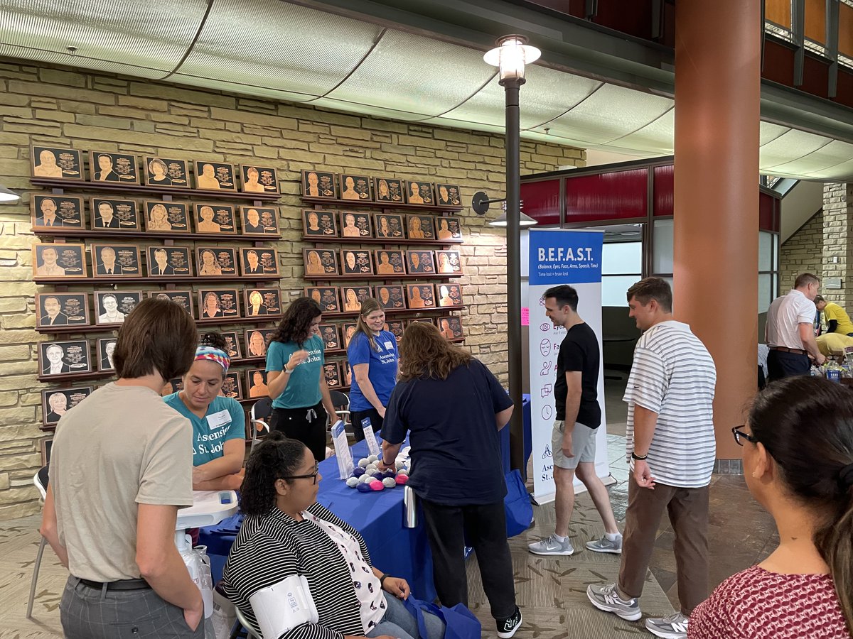 StJohnHealthOK's tweet photo. Recently, Ascension St. John was invited to attend the @QuikTrip corporate health fair.  Thank you to everyone that stopped by our table, got their blood pressure taken, and interacted with our care team! https://t.co/PSEbzXNJSb