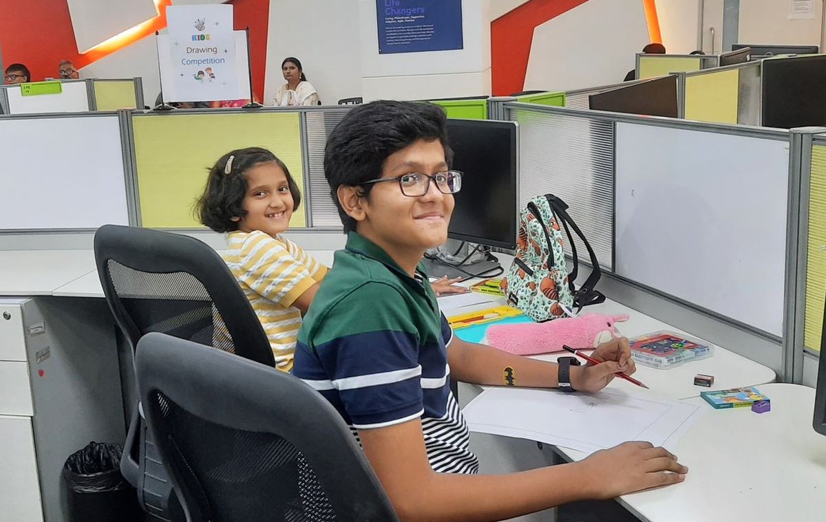 Veradigm's tweet photo. National Parents Day is July 23! We were proud to invite the families of our associates to our Pune office for a day of fun celebrating our working parents. Big thanks to our Events and Culture team for pulling this great event together. #VeradigmLife https://t.co/HXqbQnlzXu