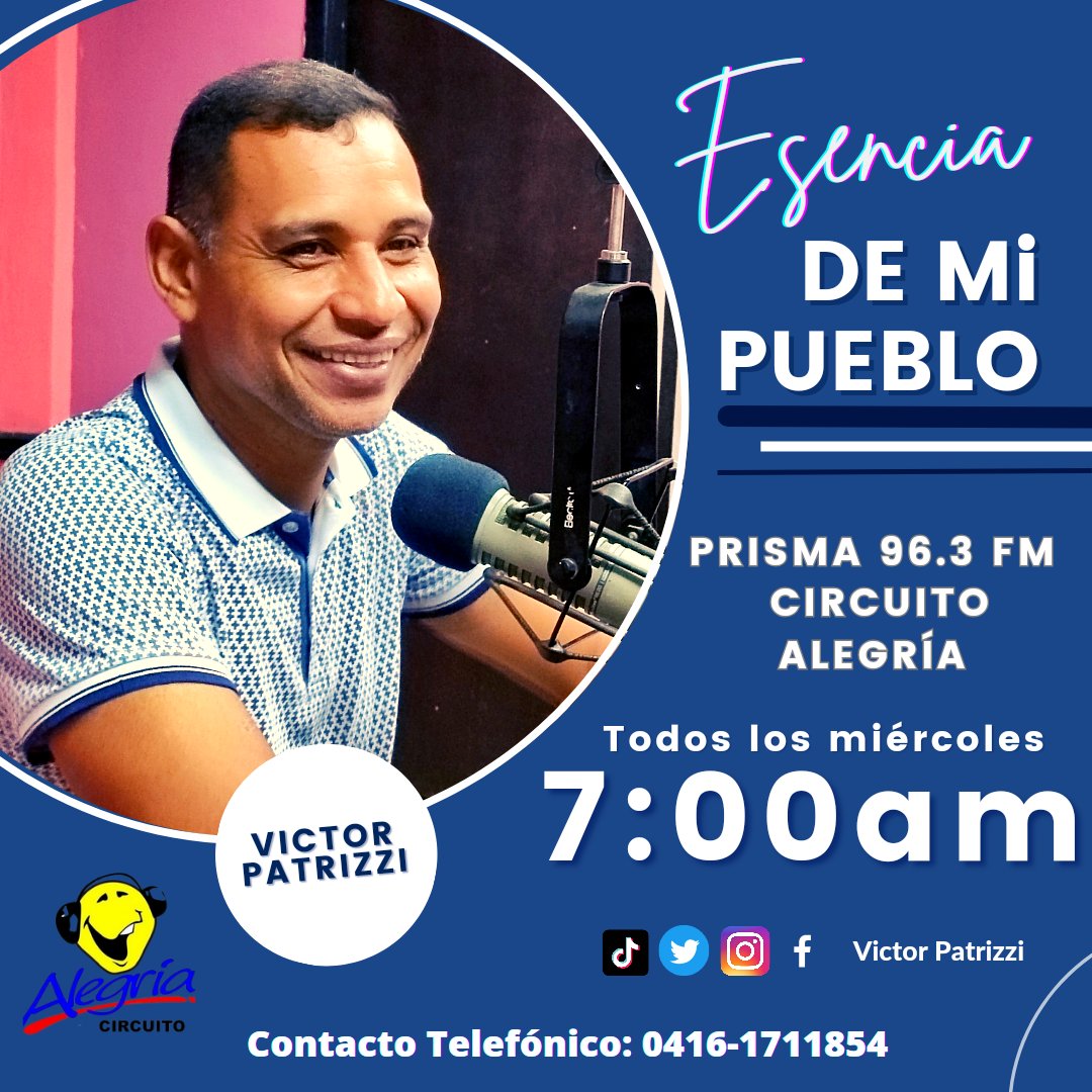 Este miércoles 26 de julio estamos de regreso con Esencia de mi Pueblo a partir de las 7:00 AM. No te lo puedes perder ✌🏾