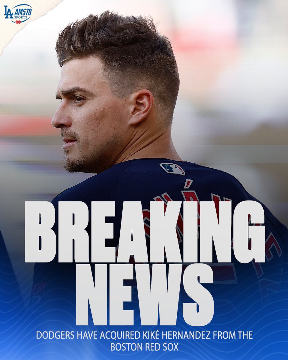 BREAKING: Kiké Hernandez is returning to the Dodgers 

Listen in for all the latest: am570lasports.com/listen