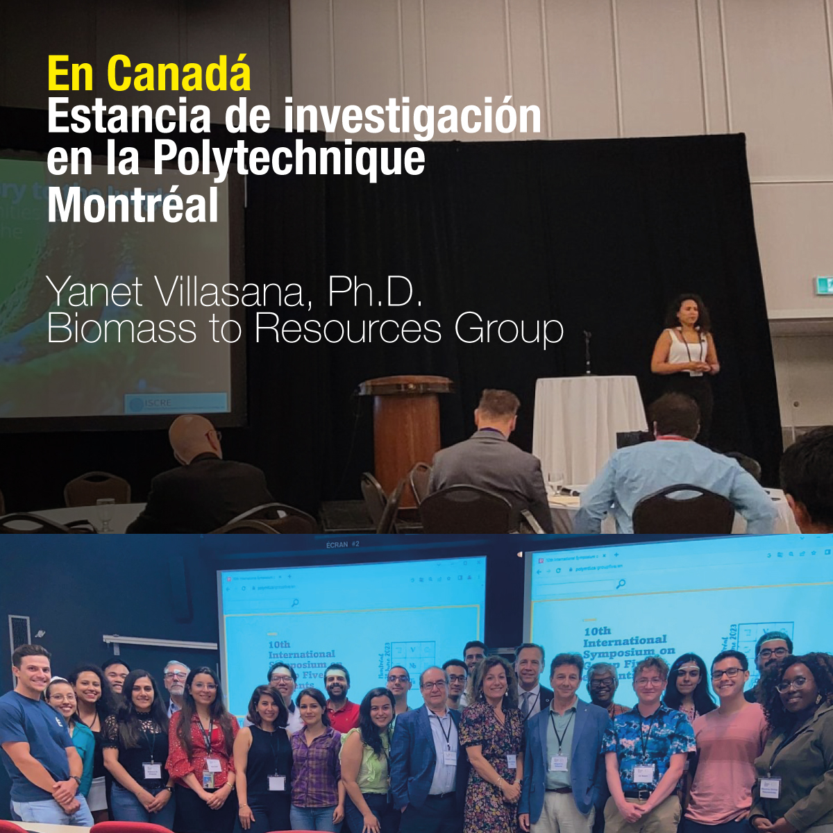 Yanet Villasana, Ph.D. docente investigadora de Ikiam, realiza una estancia de investigación en Canadá, en la Polytechnique Montréal.

Exposición: Retos y Oportunidades para la Ingeniería Química en la Amazonía Ecuatoriana 

ikiam.edu.ec/.../la-ingenie…
