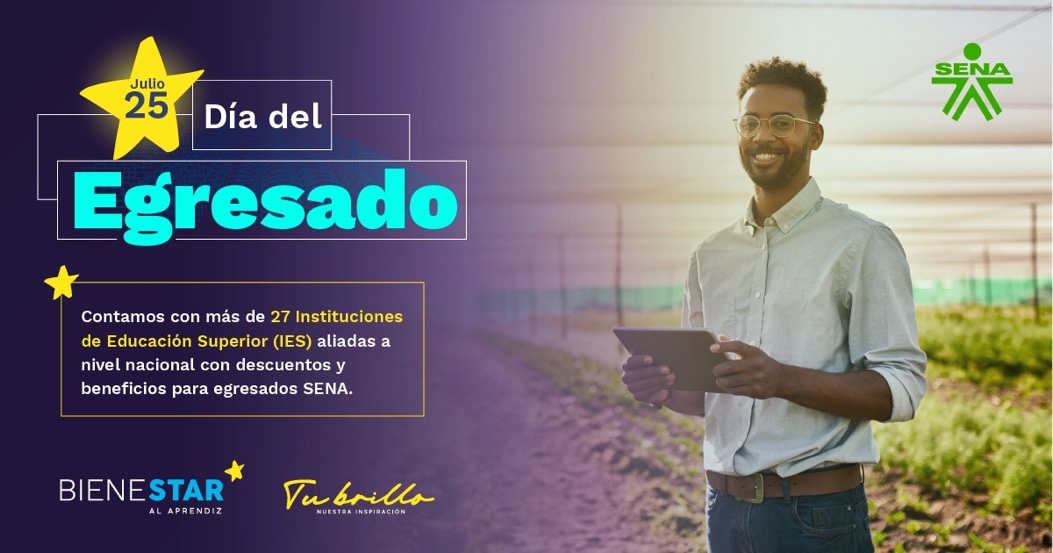 SENABogotaDC's tweet photo. Tu proceso formativo no debe parar.
Conoce las Instituciones de Educación Superior (IES) en las cuales puedes continuar tu aprendizaje y convertirte en un profesional en tu área de conocimiento. Descubre este y otros beneficios aquí ▶️ https://t.co/b7n3B9TkPF #EgresadosSENA https://t.co/sgIIIWhJHe