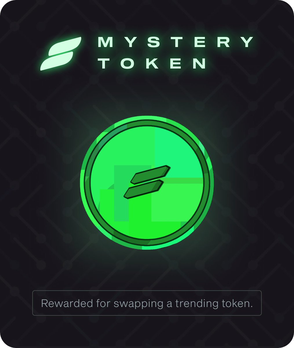 Not sure what's better, swapping tokens from <a href="/SlingshotCrypto/">Slingshot</a>'s trending list or getting a mystery token back as a reward