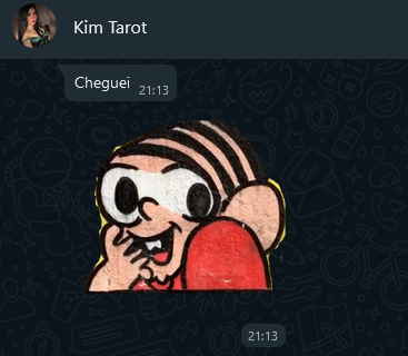 whoisgrilly's tweet photo. quando eu recebo essa mensagem ja sei que vem rojão KKKKK @winedoce https://t.co/ddgOyYsFpj