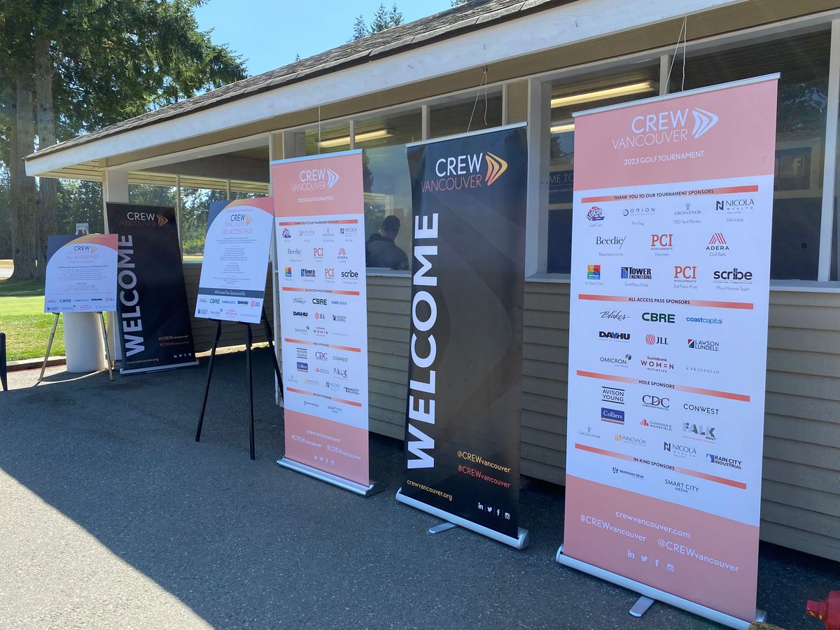 CREW Vancouver would like to thank all the sponsors, volunteers, and players who made the Annual Golf Tournament such a success! It was great to see everyone on the course and at the reception afterward. We look forward to seeing everyone again next year!