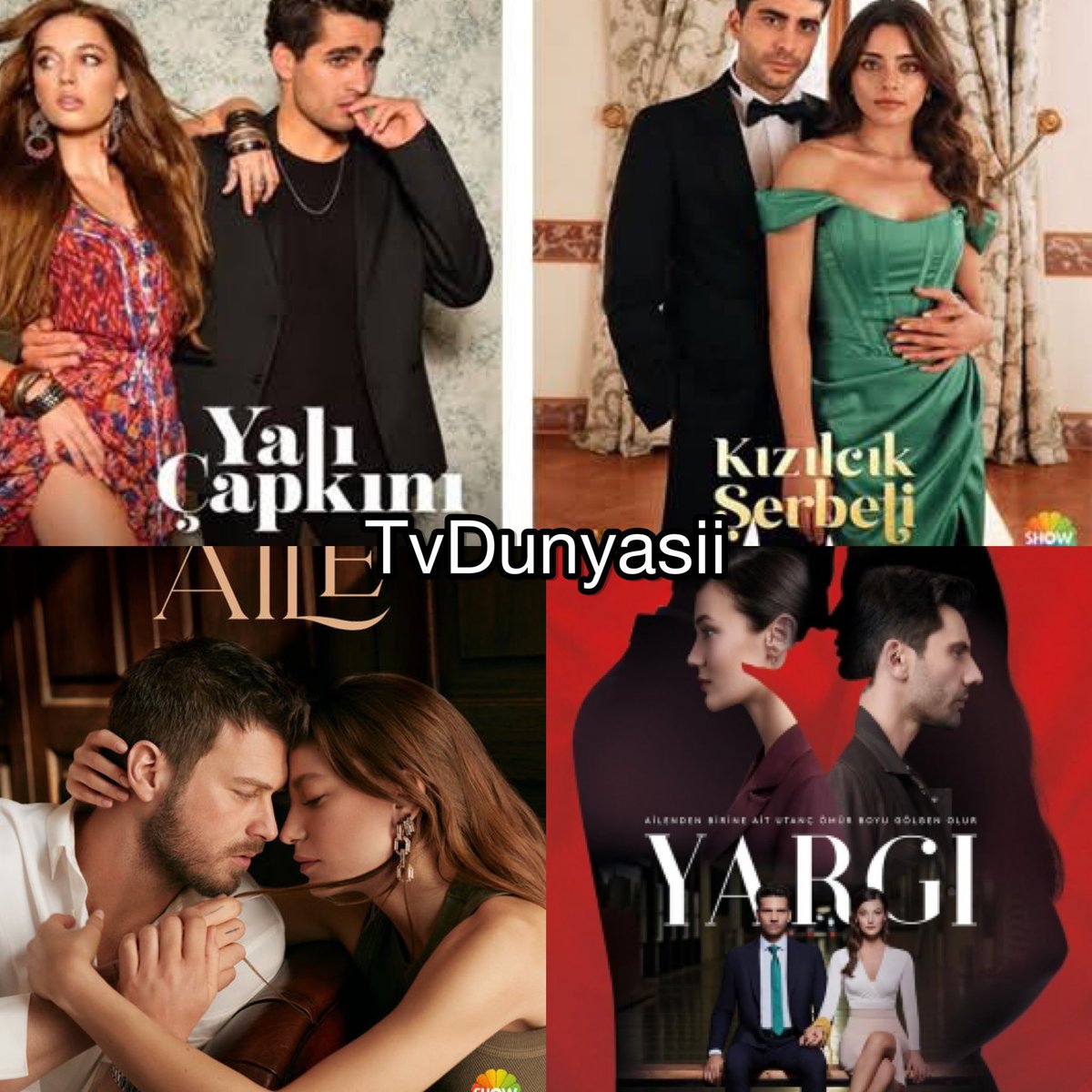 Hangi diziyi çok özlediniz ? 

#YalıÇapkını
#KızılcıkŞerbeti
#Yargı 
#Aile