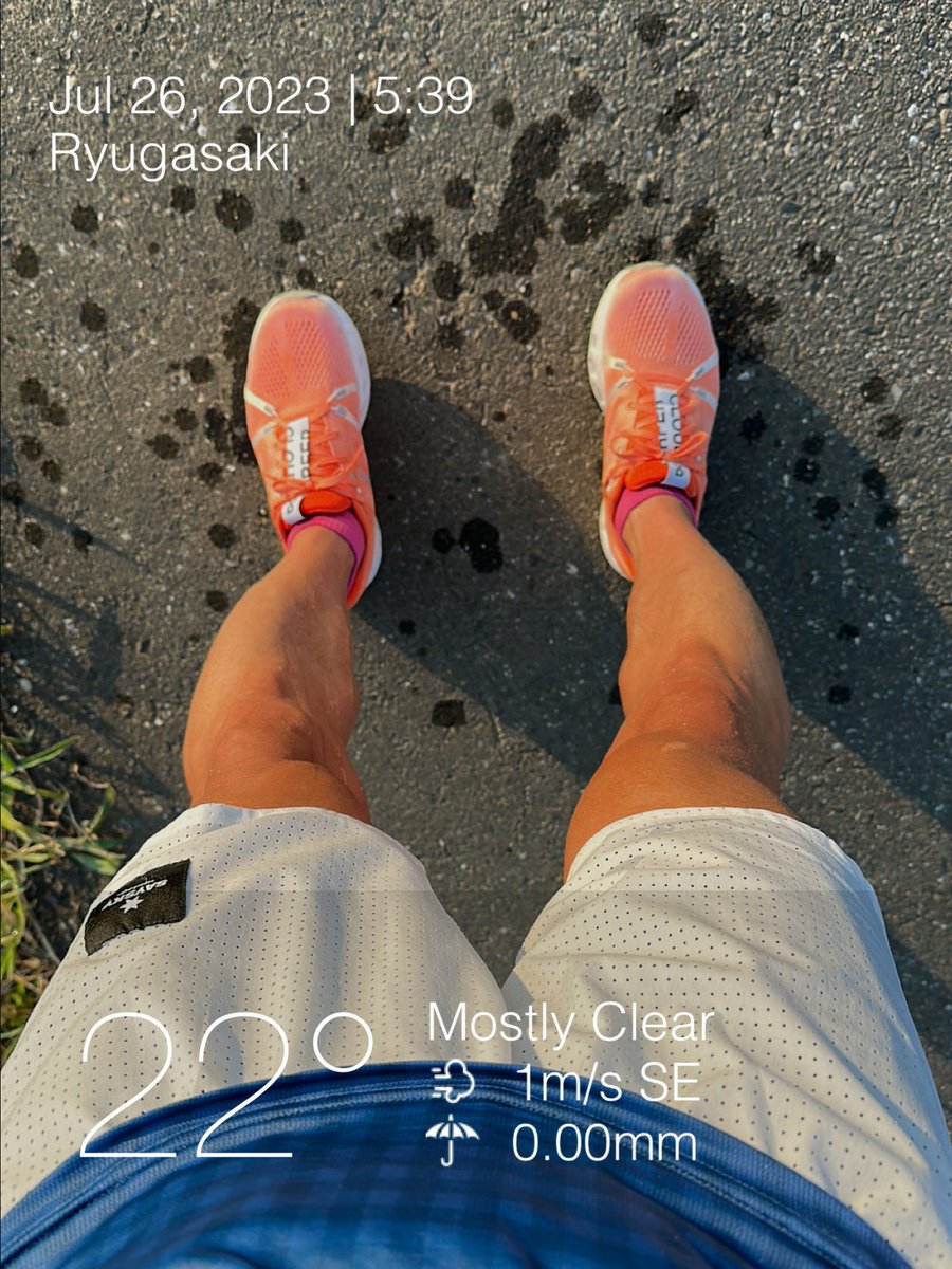 kavu's tweet photo. 滝汗なう
#tabio #tabiosports #走ってるなう #朝ラン #running #ランニング初心者#on #Cloudsurfer #onrunning #runoncloud #saysky https://t.co/8BNXmadx9e