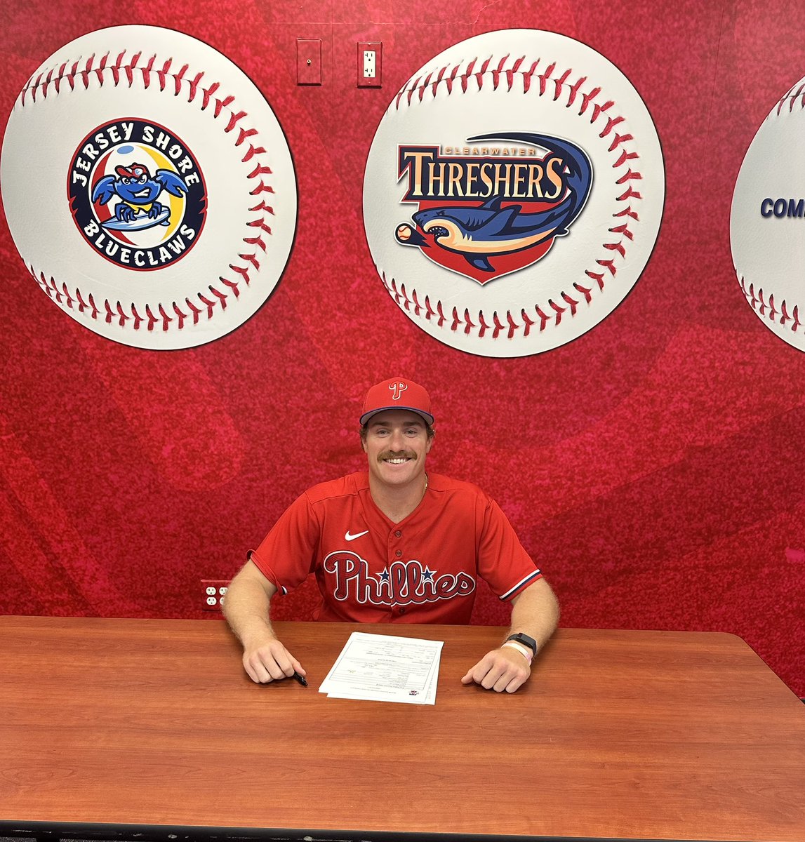 My college career didn’t go exactly as planned. From having the highest of highs and the lowest of lows… I’m forever grateful for it all. 

Also excited to announce I have signed with the Philadelphia Phillies! Thank you to the coaches and teammates who helped me through it all.