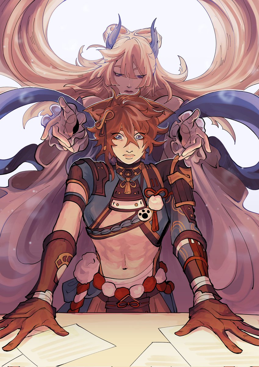 fireemblazem's tweet image. singing, sinking, dying, diving 🫧 #kokomi #gorou