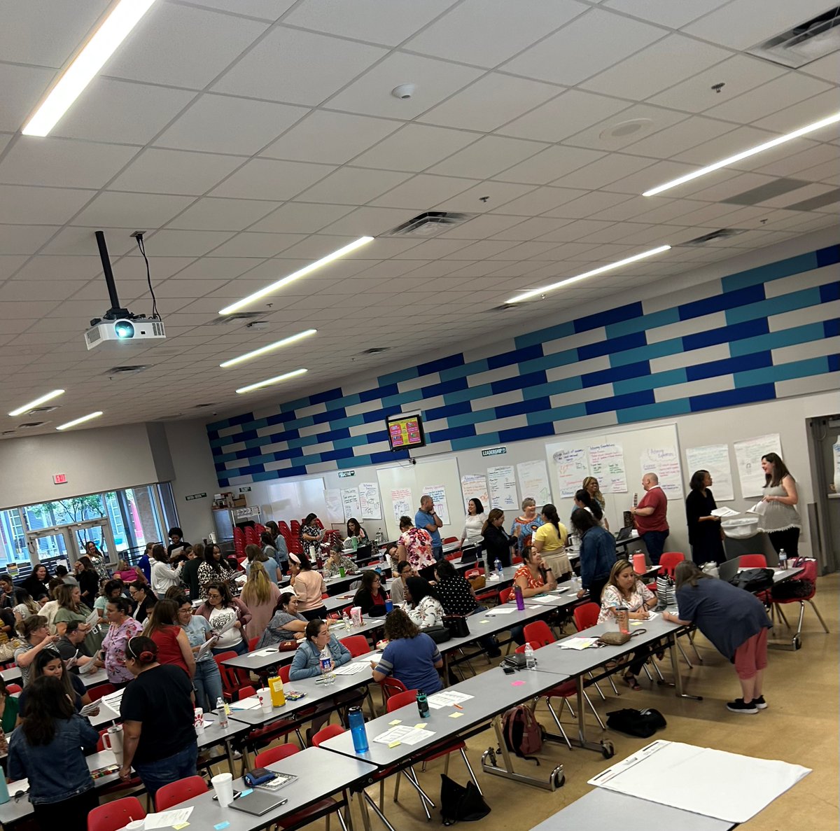Katvdeleon3's tweet photo. Exciting learning happening in East Central ISD today! New Teacher T-TESS training to start the year off strong! @NIETteach @eastcentralisd #studentoutcomesfirst https://t.co/mqxi9c1hoc