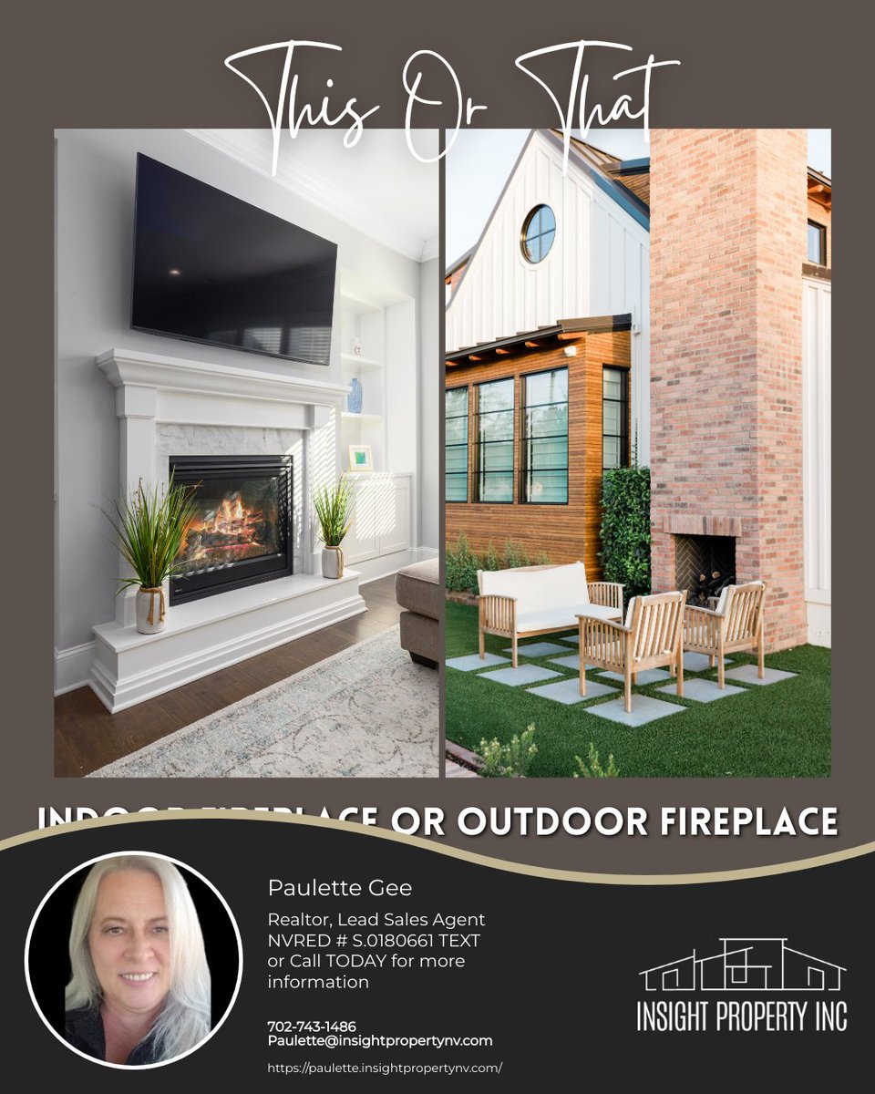 Would you rather have an indoor fireplace or an outdoor fireplace? Comment below why you chose your choice!

#fireplace #indoorfireplace #outdoorfireplace #outdoorpatio #thisorthat #questionprompt #cozyhome