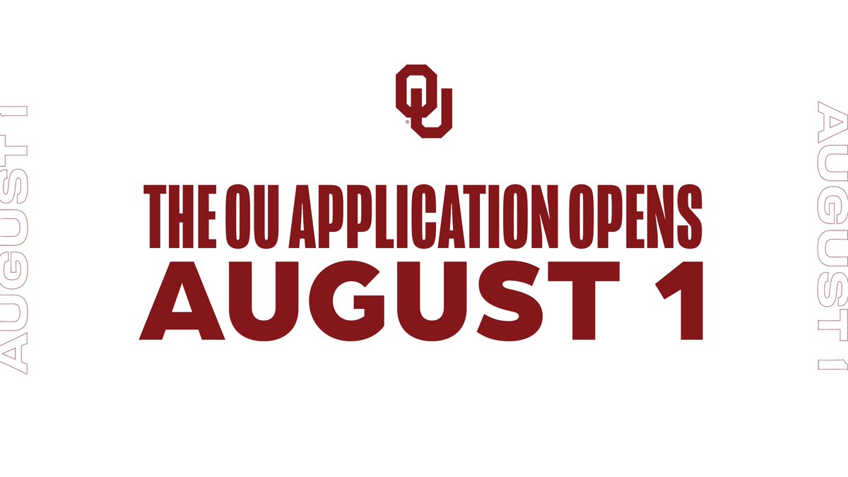 go2ou's tweet photo. The OU application for Fall 2024 opens ONE WEEK from today! Visit our apply page to review the process, and check out our newest blog post highlighting the five reasons to start your college search NOW!
☝️ https://t.co/2BeHv9B5cX
✨ https://t.co/OHmmWvHflh https://t.co/ENMYLaRZ0K
