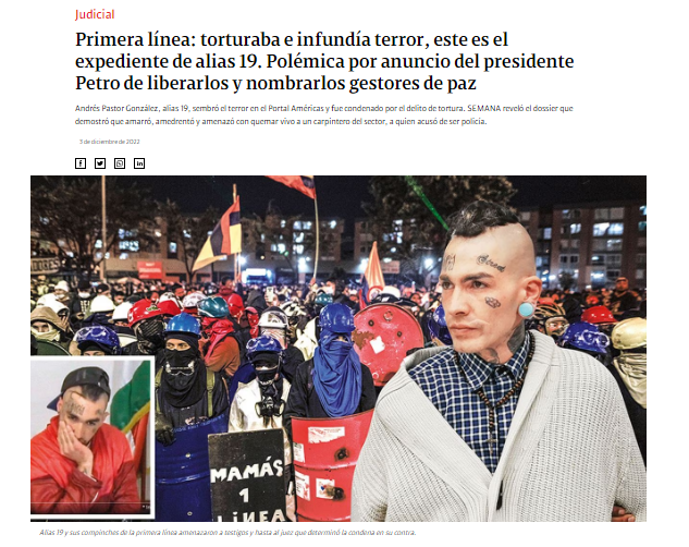 ¿Bogotá será capaz de elegir a Gustavo Bolívar, el patrocinador del grupo terrorista, brazo urbano de las Farc y del ELN como alcalde? La gente no olvida el nivel de violencia-destrucción desplegado por ese grupo de asesinos y torturadores.