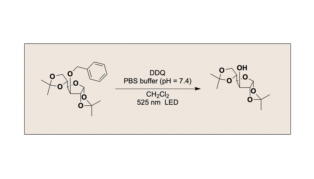 OrgSynth's tweet photo. Visible-light-mediated Oxidative Debenzylation of 3-O-Benzyl-1,2:5,6-di-O-isopropylidene-α-D-glucofuranose
Amiera Madani, Eric T. Sletten, Cristian Cavedon, Peter H. Seeberger, and Bartholomäus Pieber (@PieberLab) #OS100
https://t.co/UwsdhnI5rj https://t.co/AJKLOqlZtU