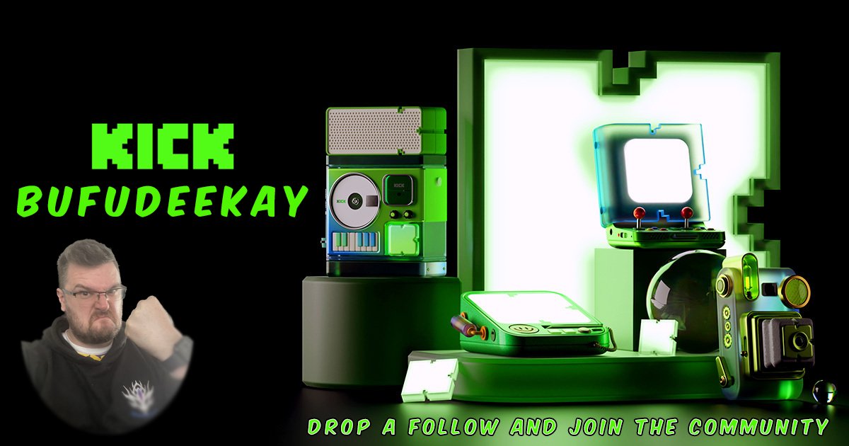 BuFuDeeKay's tweet photo. *|*LIVE NOW!*|* [18+]🟢🔥 INCREDIBLE GAMING FRENZY: Mind-Blowing Moments and Hilarious Reactions Live🟢| Breaking 100 Subs🟢
https://t.co/RoFfuAVe45 #KOOPATROOP #1kfollowechallenge #xboxseriesx #KickStreaming #KickStreamers #supportsmallstreamers #Livenow #SubGiveaway https://t.co/ExGoZMi9hB