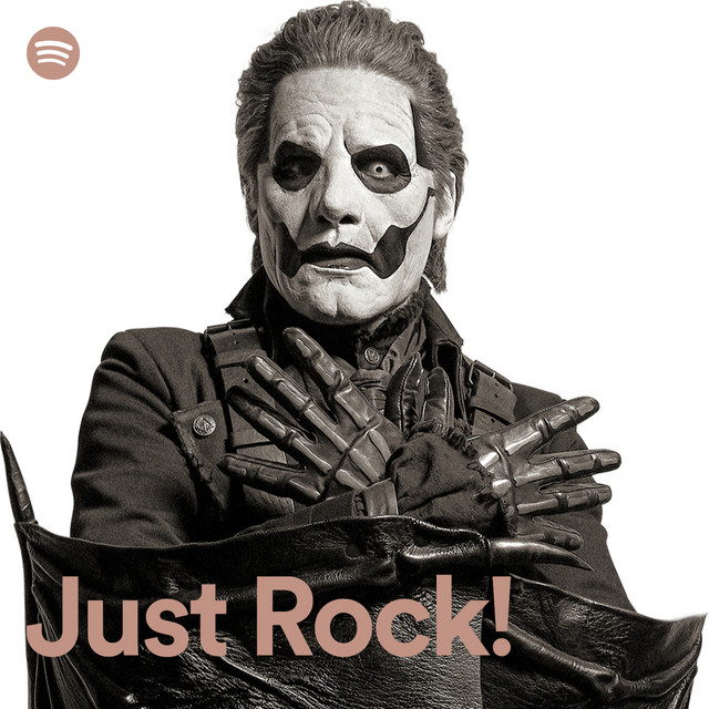 thebandGHOST's tweet photo. [MESSAGE FROM THE CLERGY] 

We wish to inform you Ghost is featured on the cover of Just Rock! Thank you for your support, @Spotify.

https://t.co/EYg2Z8hFtt https://t.co/1OSnFgsGuv