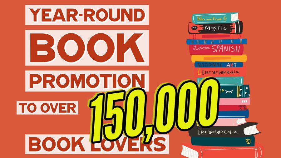 smarter1seo's tweet photo. Promote your Book to over 𝟭𝟱𝟬,𝟬𝟬𝟬 people all-year-round for a one-time fee of $29. 

Order here:  https://t.co/9pcUR04HiT

@MarkMBello @IsaacMarianoCR 
@NickJam50890645 @sammck_writing 
@AshleyMari30 @GeorgeLThomas3
 @DWrites98053 @JRNorwood 
@daniellecardon5 
@TaniaCrosse https://t.co/V2HgTgkq6U