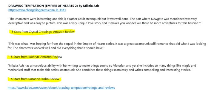 ash_mikala's tweet photo. *** 5 Stars for my Empire of Hearts Adventures: Sketching Love, Drawing Temptation &amp; Painting Rapture.
Faerie magic in a steampunk world. 
Available now from Changeling Press. 
Cheers from down under.   https://t.co/sPv9mcw0va https://t.co/NLj42djWYh