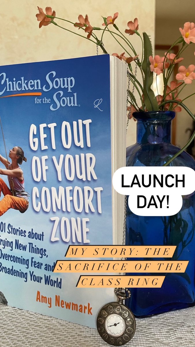 Launch Day: “Chicken Soup for the Soul: Get Out Of Your Comfort Zone.” My story is one of 101 stories about taking a risk to try something new or having the courage to step out in faith when you are terrified you might fail. #cssgetoutofyourcomfortzone