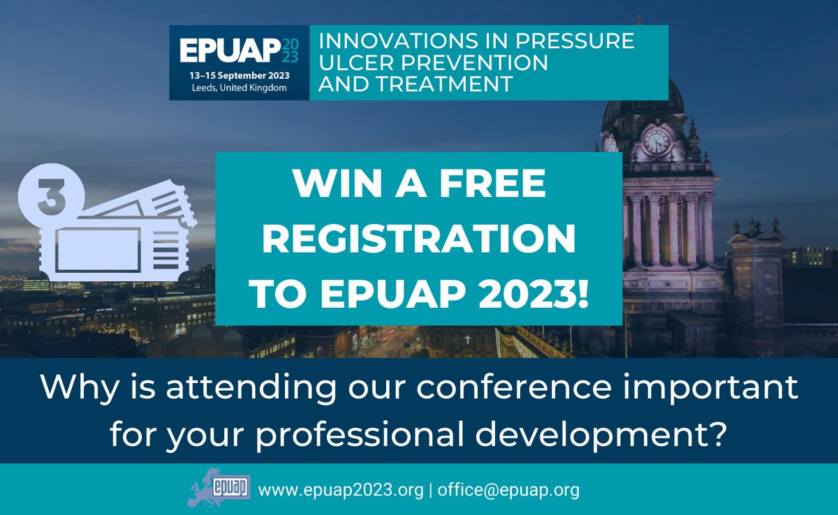 🎉Win a FREE ticket to the #EPUAP2023 conference!🎉 
Write in the comments why attending is important for your professional development in research or practice❕ 3️⃣ winners will be randomly selected through a draw.

📘Browse the conference programme: zurl.co/GFNR