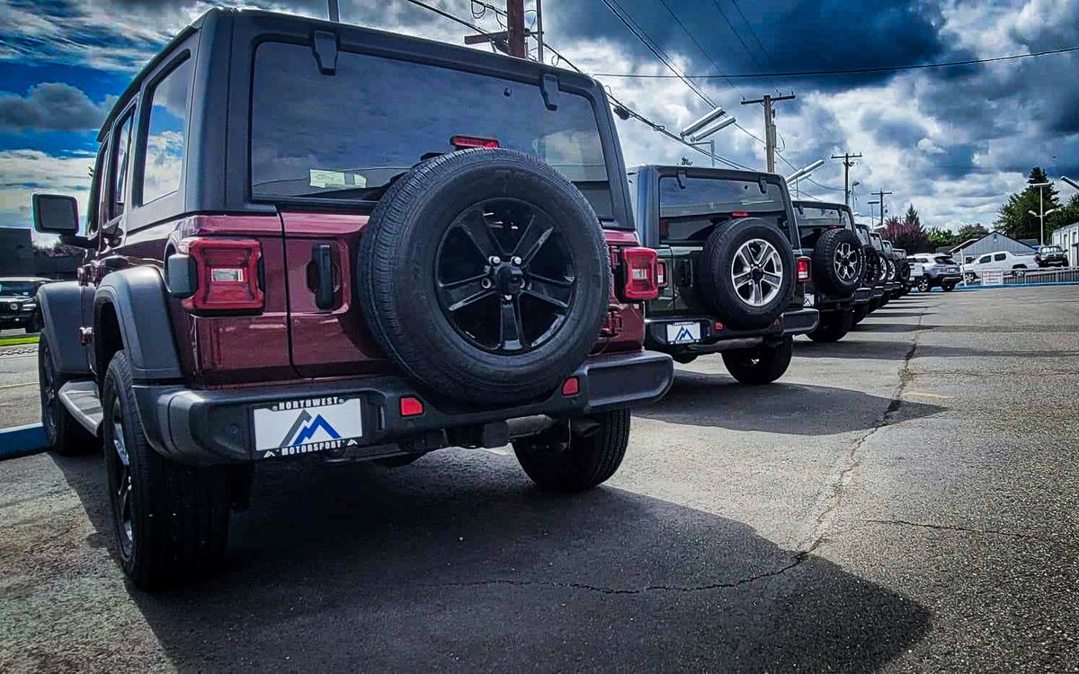 Discover the endless variety of Jeeps at Northwest Motorsport – we're more than just trucks, trucks, and more trucks! 🚙🌟 
*
#JeepLove #NWMS #ExploreOptions #nwmsrocks #Jeep #JeepFamily #JeepMafia #JeepNation #JeepGirl #jjamj #JayBuhner #JeepWrangler #Jeeps #offroad #offroading