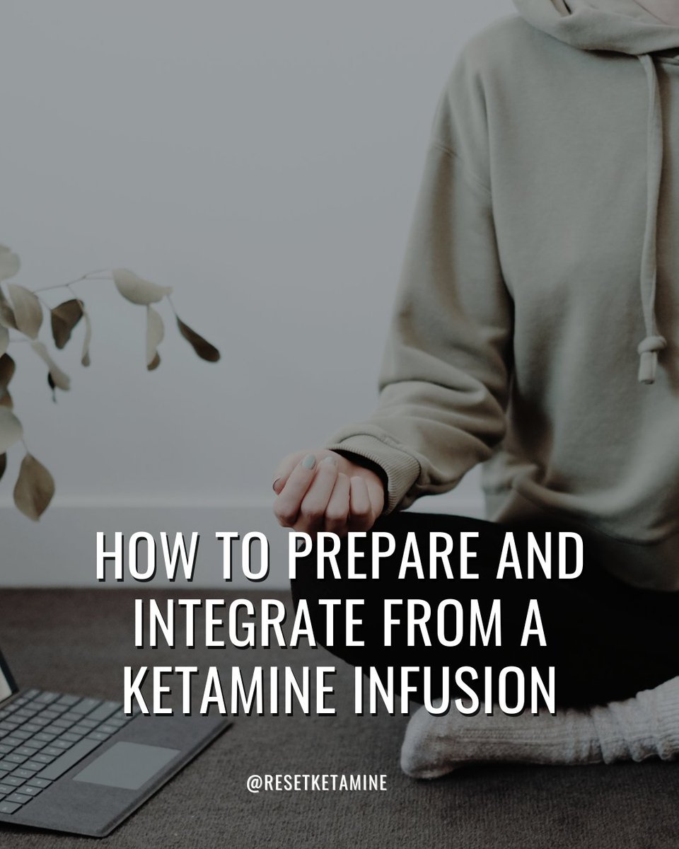 1) Meditate, 2) Journal & Reflect Before Your Infusion, 3) Integrate Your Experience After. Explore this more at our blog: https://t.co/8kc2P4VqDX

#ketamine #ketamineinfusions #ketamine #ketaminetherapy #ketaminetreatment #ketaminefordepression #integration #psychedelics https://t.co/3zS3k7HdLR