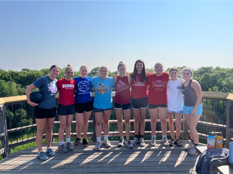 upsalaschools's tweet photo. The Girls Basketball team took their conditioning to a more exciting spot! We conditioned out at Quarries park this morning and then took a nice cool dip in the water after! #bonding #daybyday #summerweights #learn487 https://t.co/xdZnx4ikA9