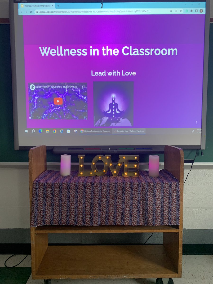 AyoSmith10's tweet photo. Honored to be a speaker today at AACPS Rise conference sharing social emotional learning strategies and yoga exercises to fellow teachers to support staff and student wellbeing. 

#RISE23 #BelongGrowSucceed https://t.co/P2OS0wzDtO