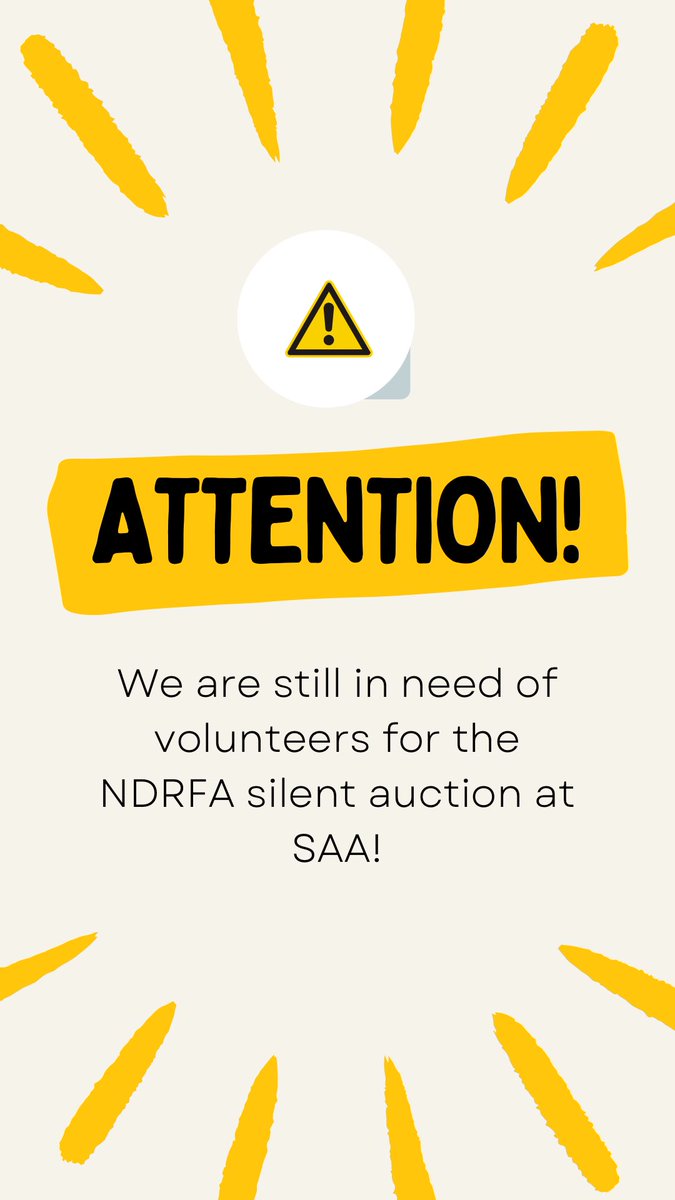 SAApreservation's tweet photo. We need your help at #saa23 at the silent auction table! Meet colleagues while raising funds for NDRFA! Still a few spots that would be a big help! https://t.co/FHtis9aFIk https://t.co/VnH5FBtNiS