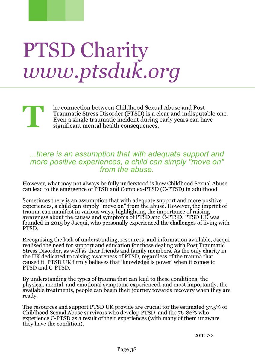 We are thrilled to share the PTSDUK Charity with you, they are doing such amazing work, take a read >>> madmagz.com/magazine/20857…