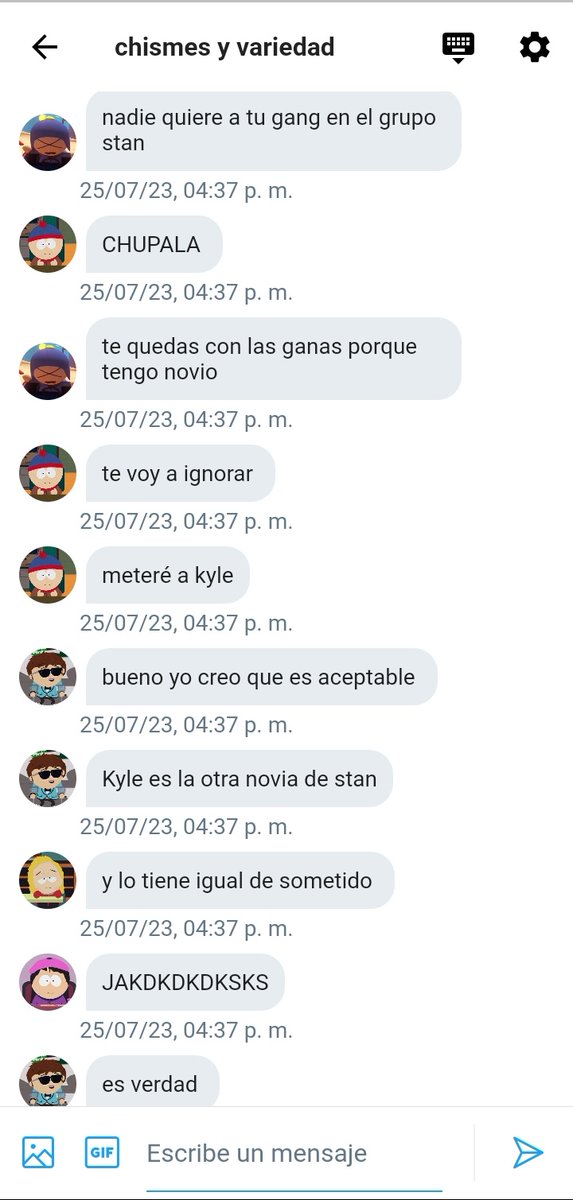 CATAM1TE's tweet photo. 27

Jimmy y kyle han entrado al grupo https://t.co/X5UeDjQ7h8