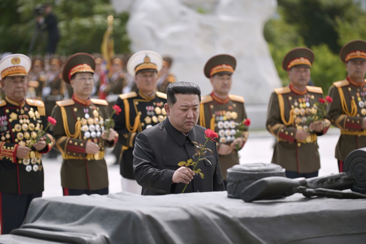 NEW: North Korean leader Kim Jong Un visited the Fatherland Liberation War Martyrs Cemetery with defense minister Kang Sun Nam on occasion of the July 27 war anniversary, saying it's a symbol of 