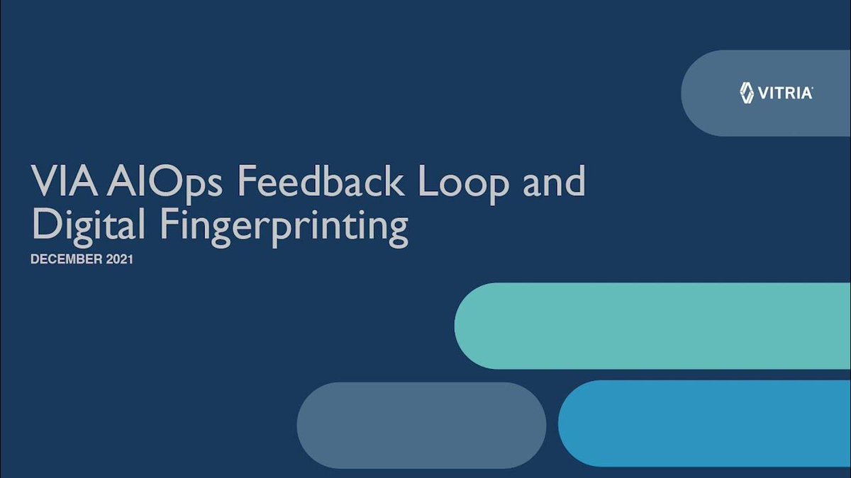 VitriaTech's tweet photo. Learn how VIA AIOps Feedback Loop combines human and artificial intelligence to continuously improve accuracy of AI models and support the enablement of automated actions:

https://t.co/XF7cKDmOlI

#aiops #artificialintelligence https://t.co/SaqheSEzNg