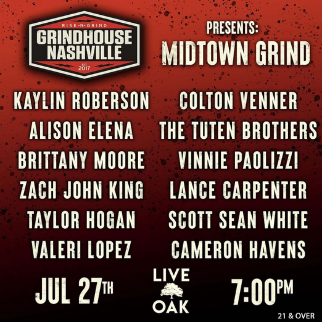 peermusicNash's tweet photo. Thursday night!! 📷
Come see @KaylinRoberson perform her own originals at #LiveOakNashville this Thursday 📷 You don't want to miss this!
Repost from: #GrindhouseNashville
#kaylinroberson #fishtofry #songwriter #countrymusic #livecountrymusic #nashvilletn https://t.co/ghr6Vy882C