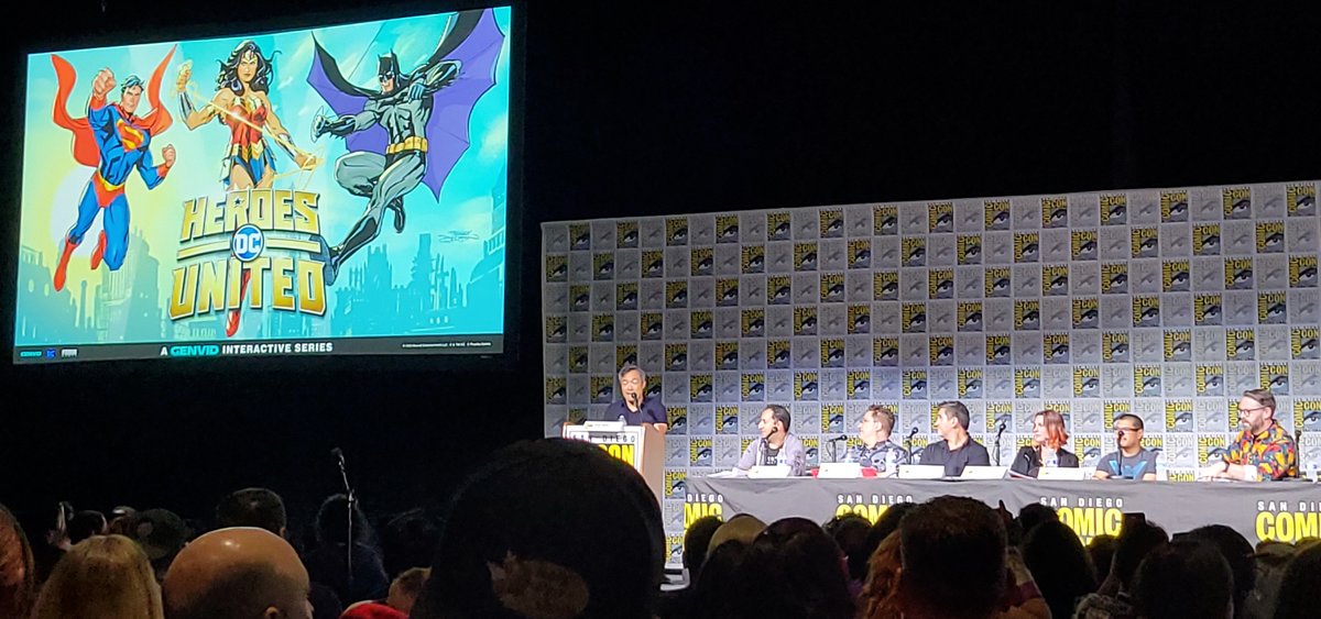 GameOverGreggy's tweet photo. Had an incredible time hosting the @GenvidEnt Slate Reveal: SILENT HILL: Ascension and Special Guests from DC!

ICYMI, we got…

An exclusive look for SDCC goers at the opening scene of @SHAscension!

@GearboxOfficial partnered with @GenvidEnt to announce a new Borderlands interactive series, #BorderlandsEchoVisionLive!

@JimLee surprised the audience to announce #DCHeroesUnited! We’re going to get to decide how the Justice League is formed and where they take it.

Thanks again for having me host; I had a blast!