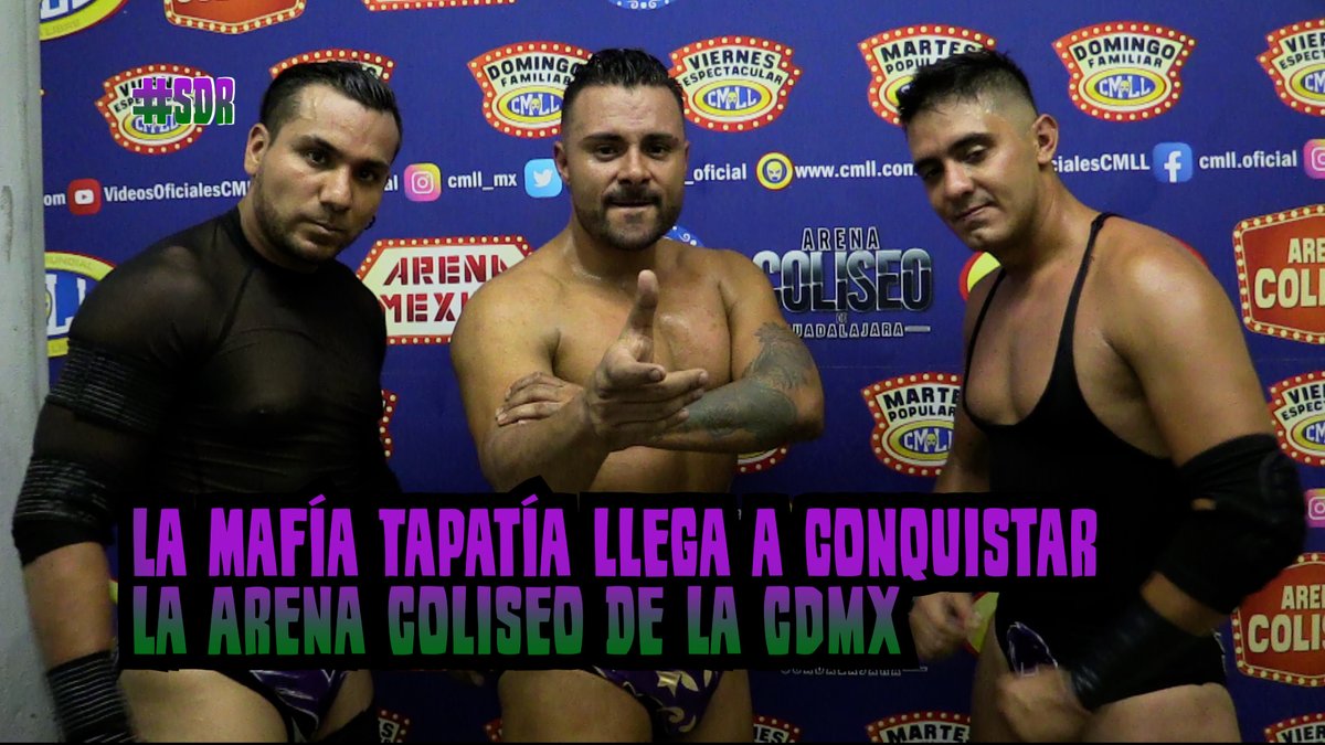 Sacalo_del_Ring's tweet photo. La Mafia Tapatía llega a conquistar la #ArenaColiseo de #CDMX. Vaquero Jr, Omar Brunetti y Leo tuvieron una ruda prueba ante Los Cancerberos, pero el objetivo es claro, conquistar la #ArenaMéxico y La Coliseo.
⬇️⬇️⬇️
https://t.co/aOfcUXtNZM
#SábadoDeColiseo #TalentoTapatio #CMLL https://t.co/d6At6i84mo