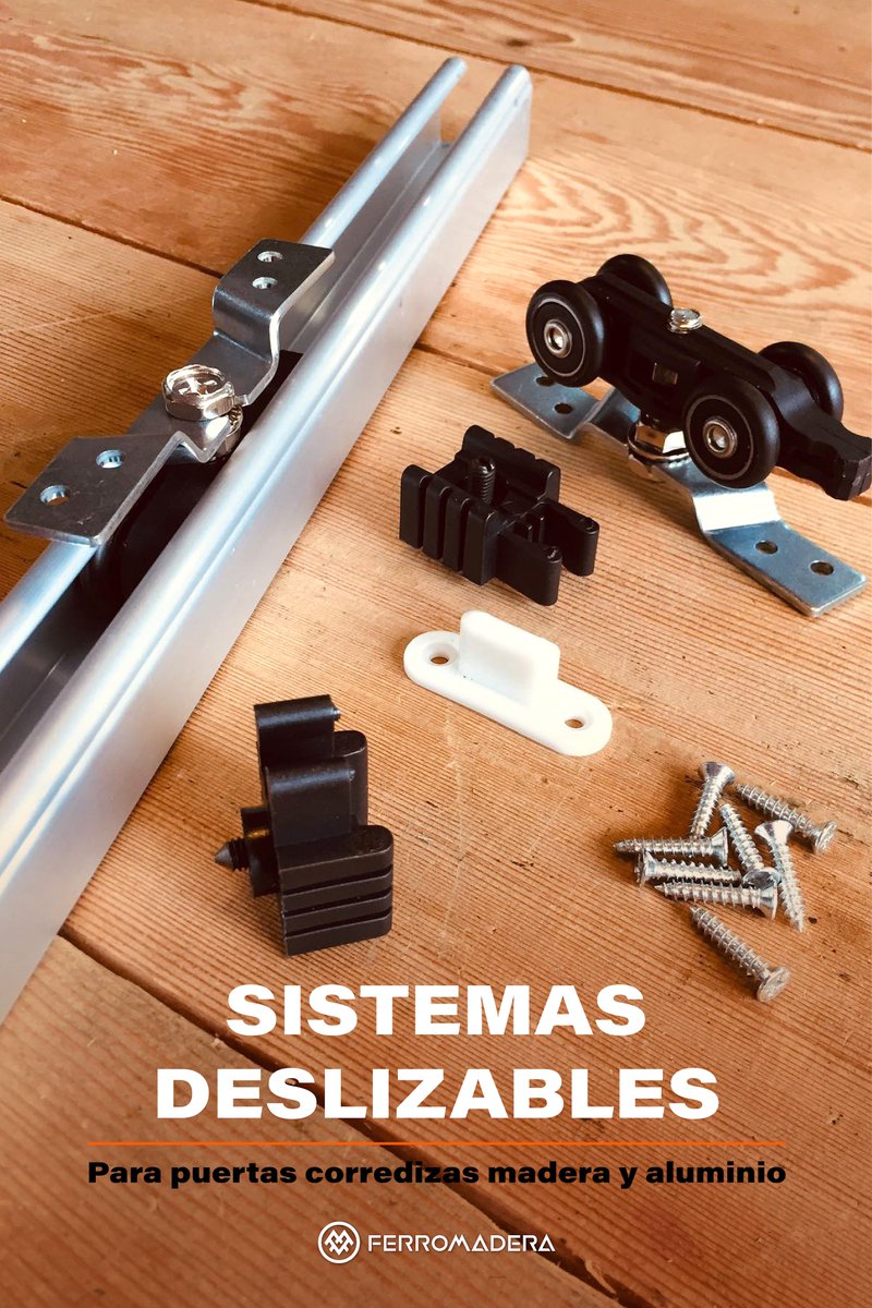 ferromaderaec's tweet photo. FERROMADERA
Accesorios para Mobiliario
Grupo Sistemas Deslizantes Corredizos.
Ahorra espacio de abatimiento de una puerta tradicional con el sistema aéreo para puerta corrediza. Este kit amplia la utilización del espacio, ya que esconde la puerta al interior. #sistemascorredizos https://t.co/6UBM41OxVm